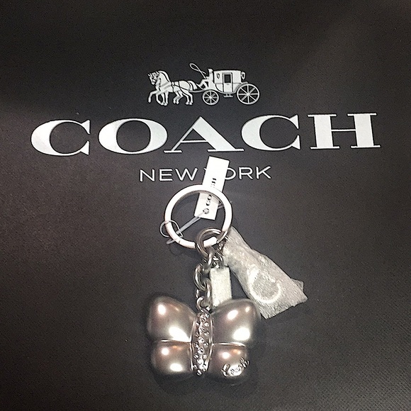COACH - BUTTERFLY BAG CHARM (NWT) - Picture 1 of 12